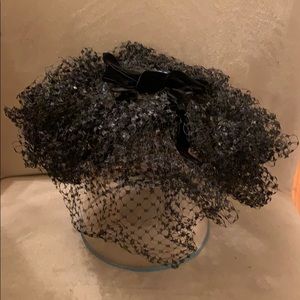 Vintage Ladies Hat with facial netting
